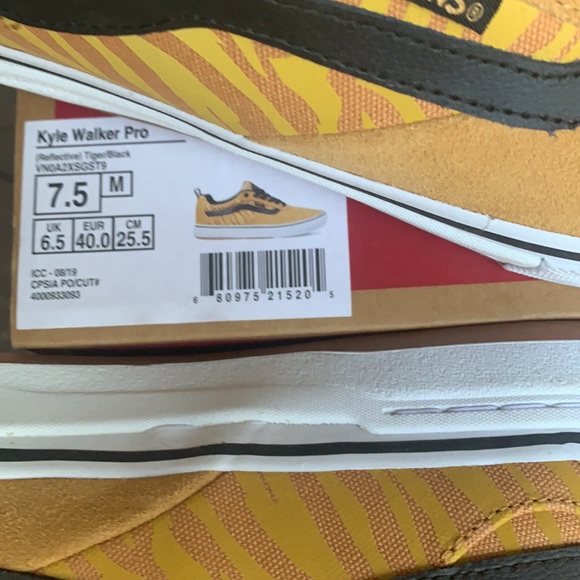 VANS KYLE WALKER PRO REFLECTIVE Tiger/Black WMNS - Picture 13 of 13